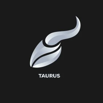 Taurus logo vector Illustrazione stock