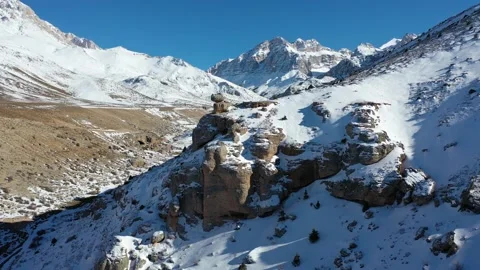 Taurus Mountains Demirkazık Peak Emli Valley Stock Footage