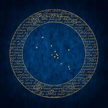 Taurus Star Constellation, Bull Constellation Stock Illustration