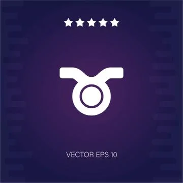 Taurus vector icon Stock Illustration