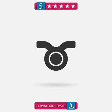 Taurus vector icon Stock Illustration