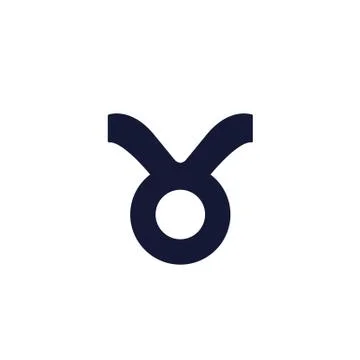 Taurus vector icon, vector color simple illustration Stock Illustration