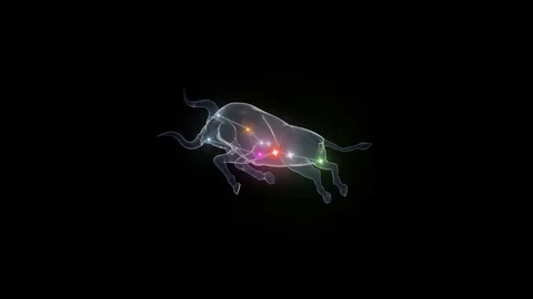 Taurus. Zodiac Sign Stock Footage 90158864
