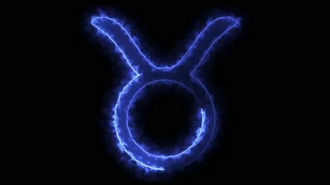 The Taurus zodiac symbol Stock Footage 159325746