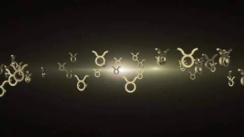 Taurus Zodiac Three Dimensional Animation Stock Footage 171104481