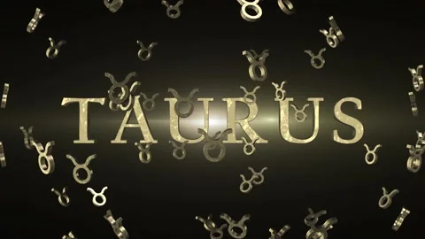 Taurus Zodiac Three Dimensional Animation Video stock 171104529