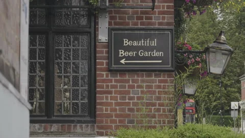 Tavern Pub Sign Stock Footage 134322739