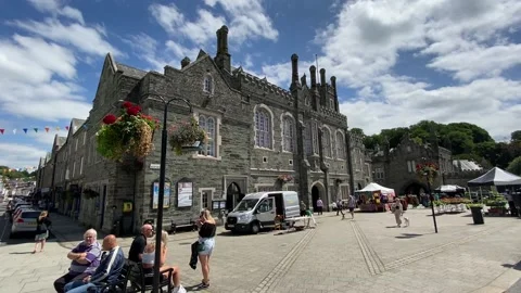Tavistock Devon England. 動画素材 201606333