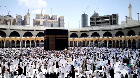 Tawaf in timelapse Stock-Footage 113031001