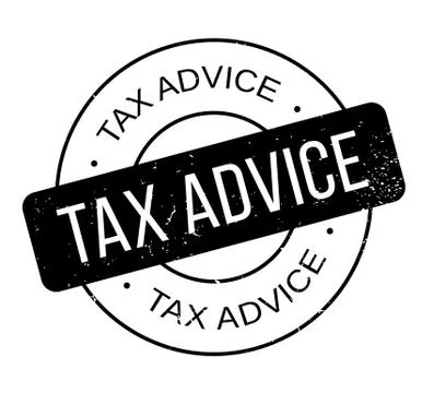 Tax Advice rubber stamp Stock Illustration