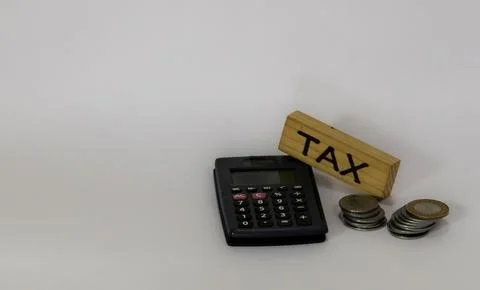 Tax Calculation Essentials Stock Photos