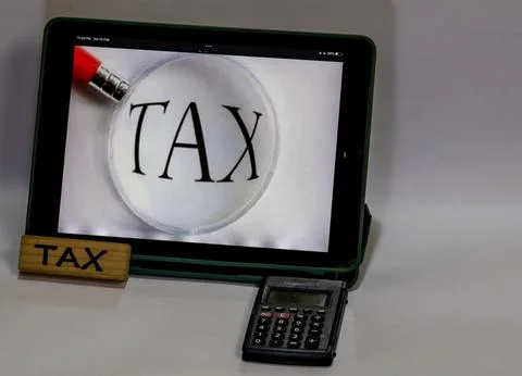 Tax Calculation Tools Stock Photos