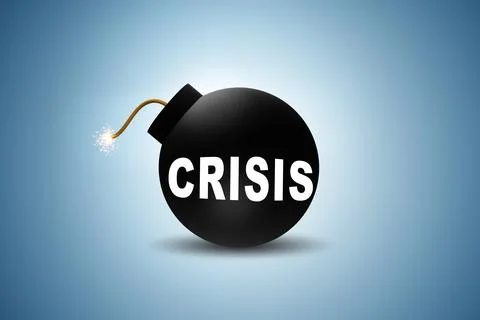 Tax concept with exploding bomb Stock Illustration