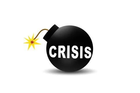 Tax concept with exploding bomb Stock Illustration