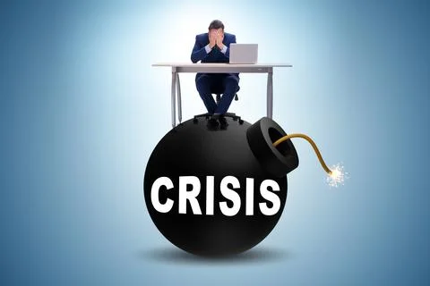 Tax concept with exploding bomb Fotos Stock