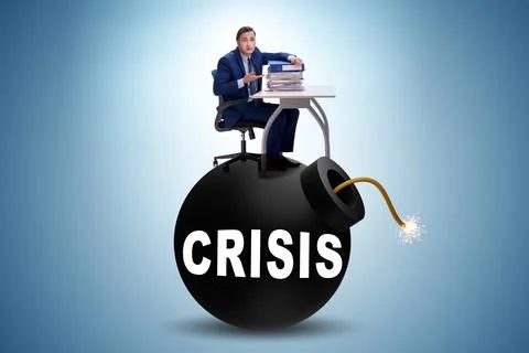 Tax concept with exploding bomb Foto stock