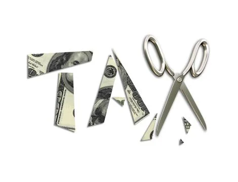 Tax cuts Stock Illustration