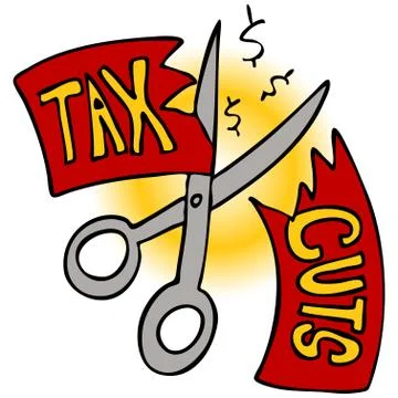 Tax cuts Stock Illustration