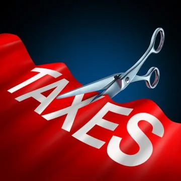 Tax Cuts Stock Illustration
