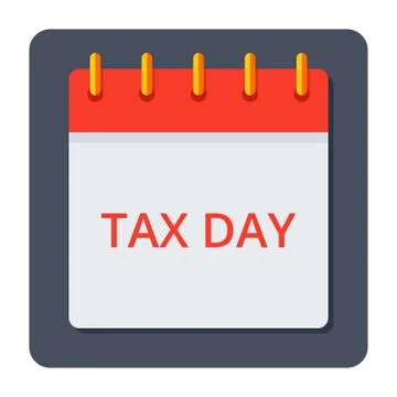 Tax Day Concept Stock Illustration