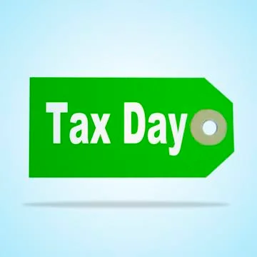 Tax day Stock Illustration
