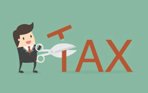 Tax Deduction Illustrazione stock