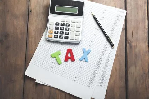 Tax on documents Stock Photos