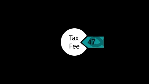 Tax Fee Deduction Arrow Concept Financial Expense Outlay cost desi Stock Footage 340444543