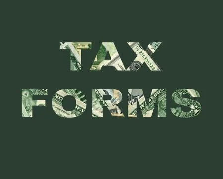 Tax Form Illustrazione stock