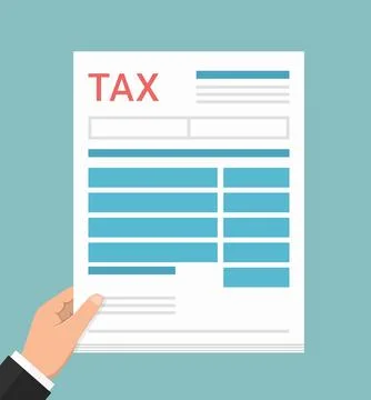 Tax Form Stock Illustration