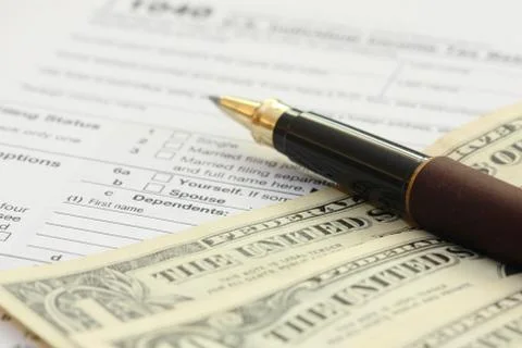 Tax form Stock Photos