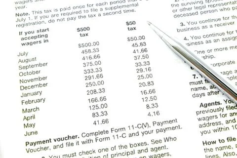 Tax form Stock Photos
