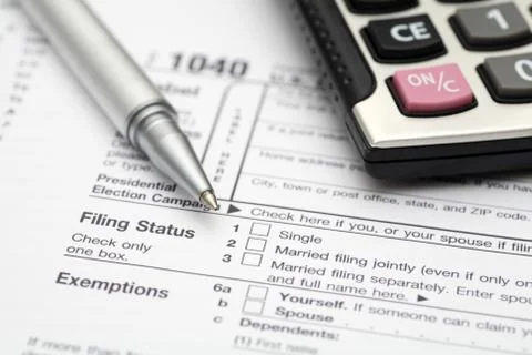 Tax Form Stock Photos