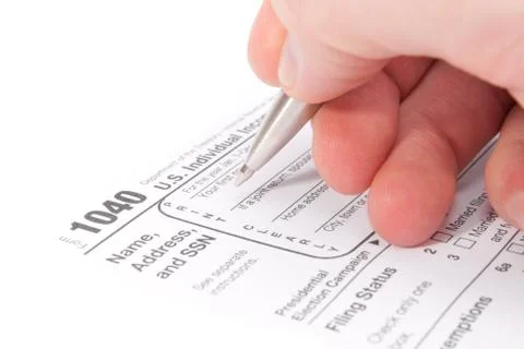 Tax form Stock Photos