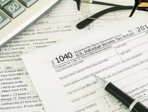 Tax form Stock Photos