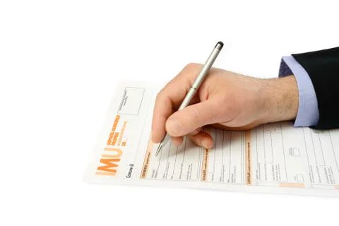Tax forms imu Stock Photos