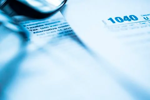 Tax forms Stock Photos