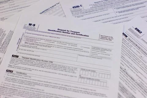 Tax Forms Stock Photos