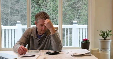 Tax Frustration Stock Footage 84852014