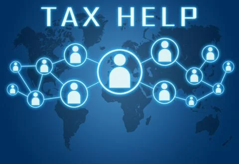 Tax Help Stock Illustration
