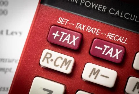 Tax increase Stock Photos