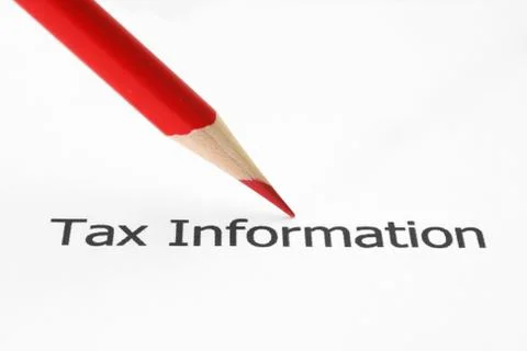 Tax information Stock Photos