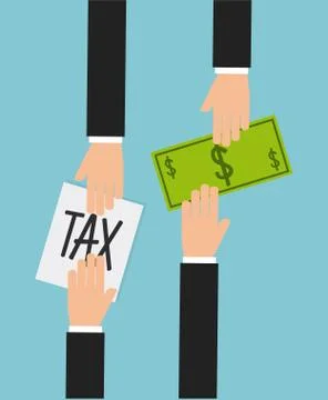 Tax liability design Stock Illustration