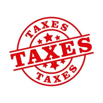 Tax liability design Stock Illustration