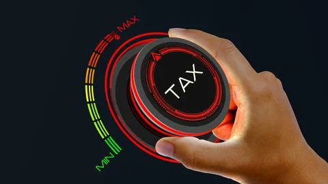 TAX MAX Illustrazione stock