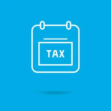 Tax note icon Stock Illustration