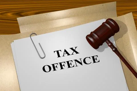 Tax Offence concept Stock Illustration