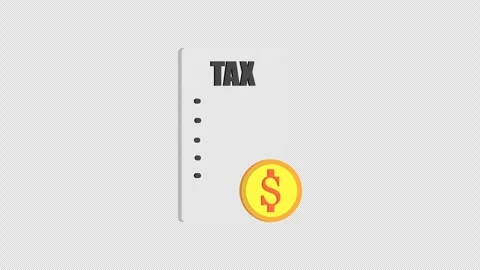 Tax Papper Stock Footage 286410413