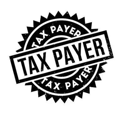 Tax Payer rubber stamp Stock Illustration