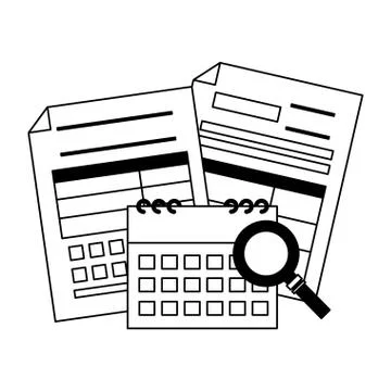 Tax payment concept 库存插图